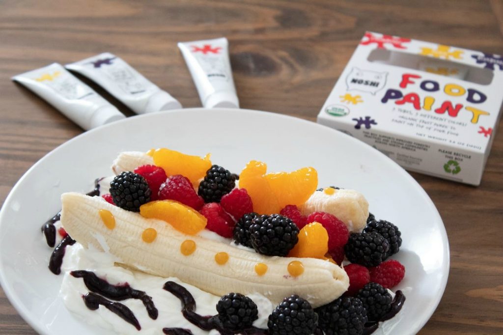 Breakfast Boats with Greek Yogurt and fruit