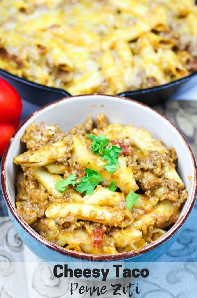 Cheesy Taco Penne Ziti