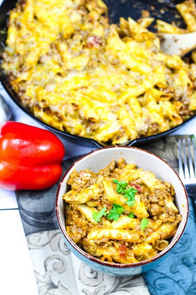 Cheesy Taco Pasta