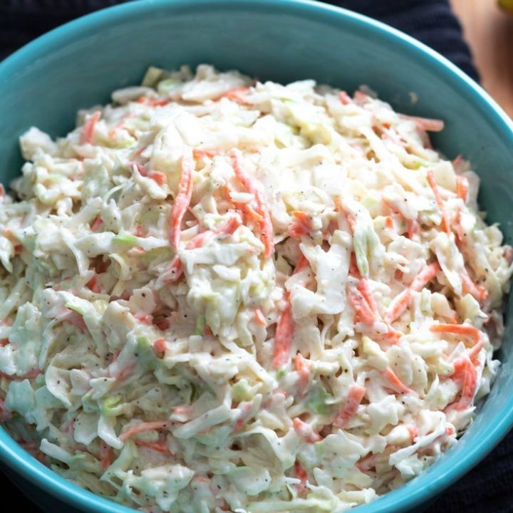 Homemade Creamy Coleslaw