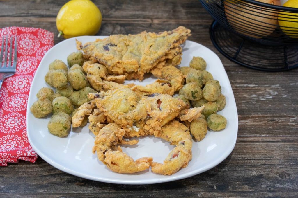 Fried Soft Shell Crabs