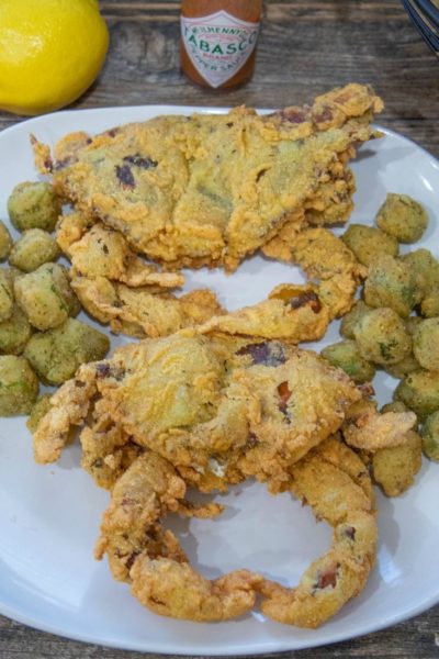 Fried Soft Shell Crabs