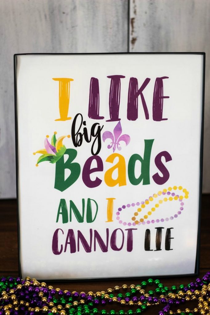 Mardi Gras Subway Art