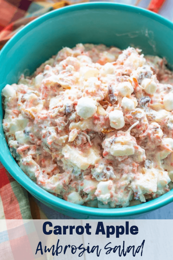 Carrot Apple Ambrosia Salad 