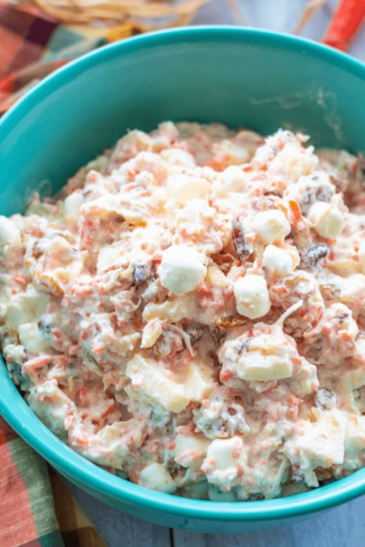 Carrot Apple Ambrosia Salad