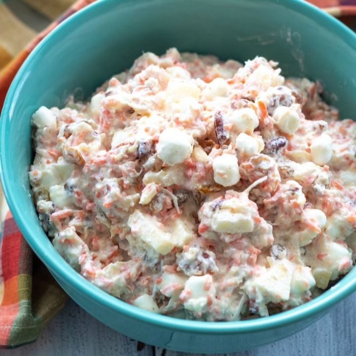 Carrot Apple Ambrosia Salad