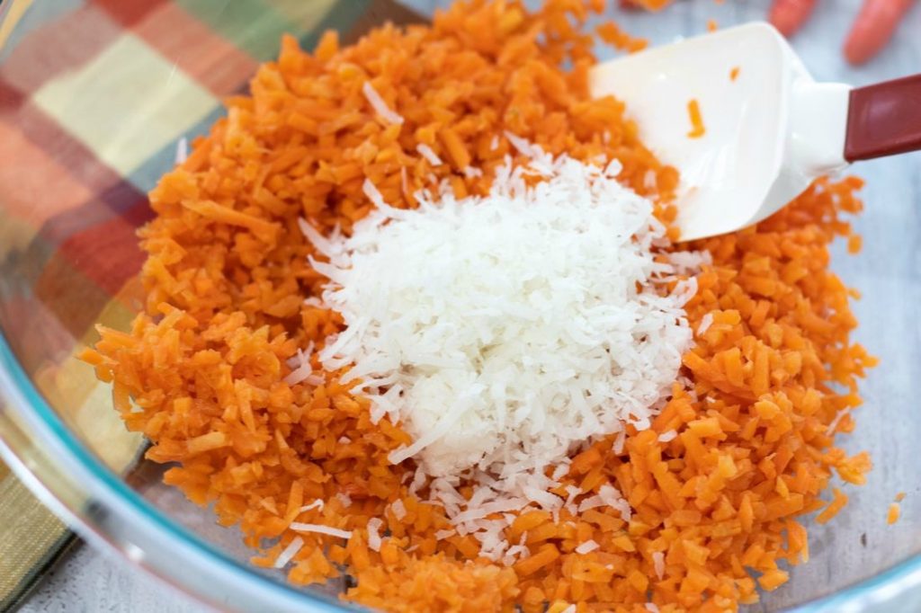 Carrot Apple Ambrosia Salad
