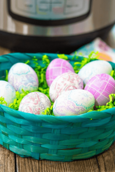 Instant Pot Tie Dyed Eggs