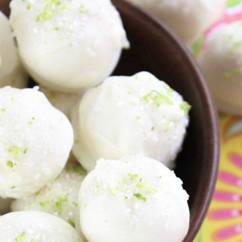 Boozy Margarita Cake Balls