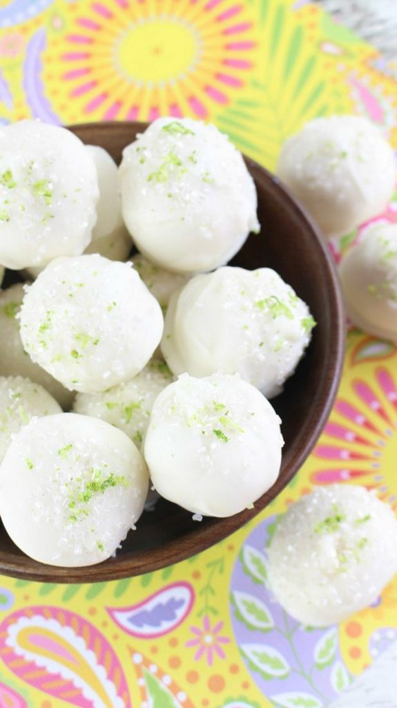 Boozy Margarita Cake Balls