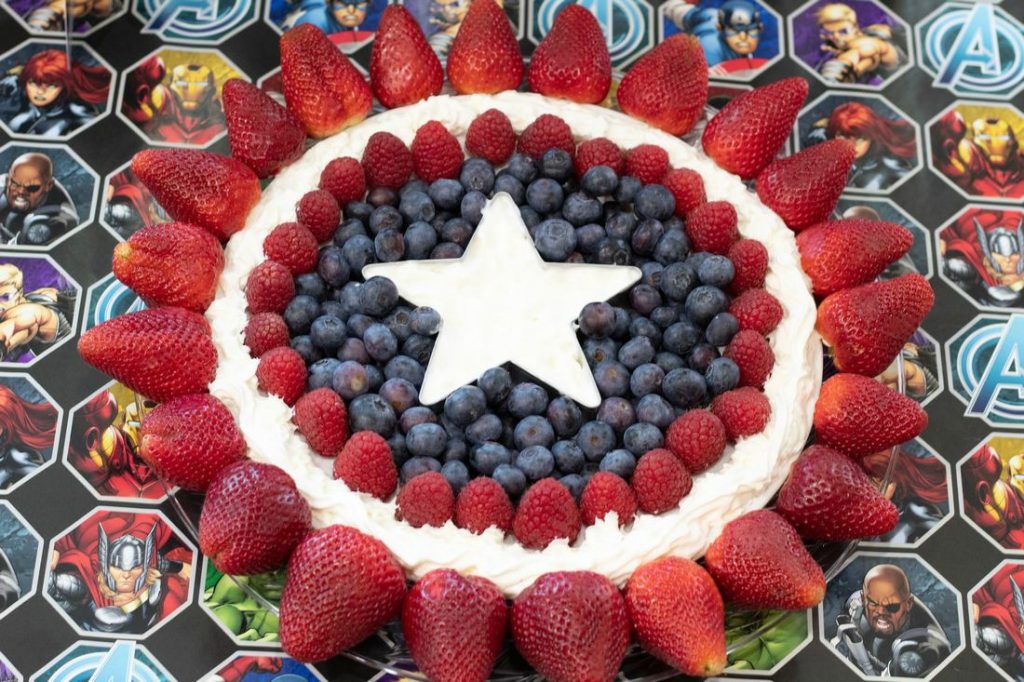 Captain America Fruit Tray