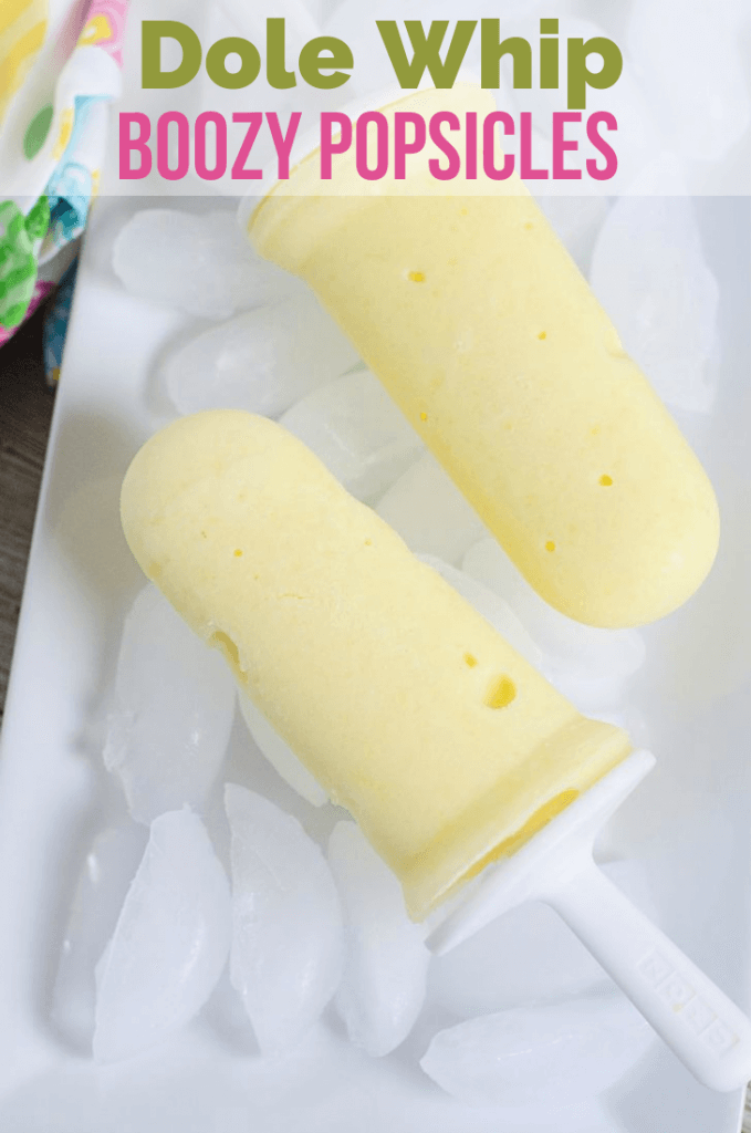 Dole Whip Boozy Popsicles