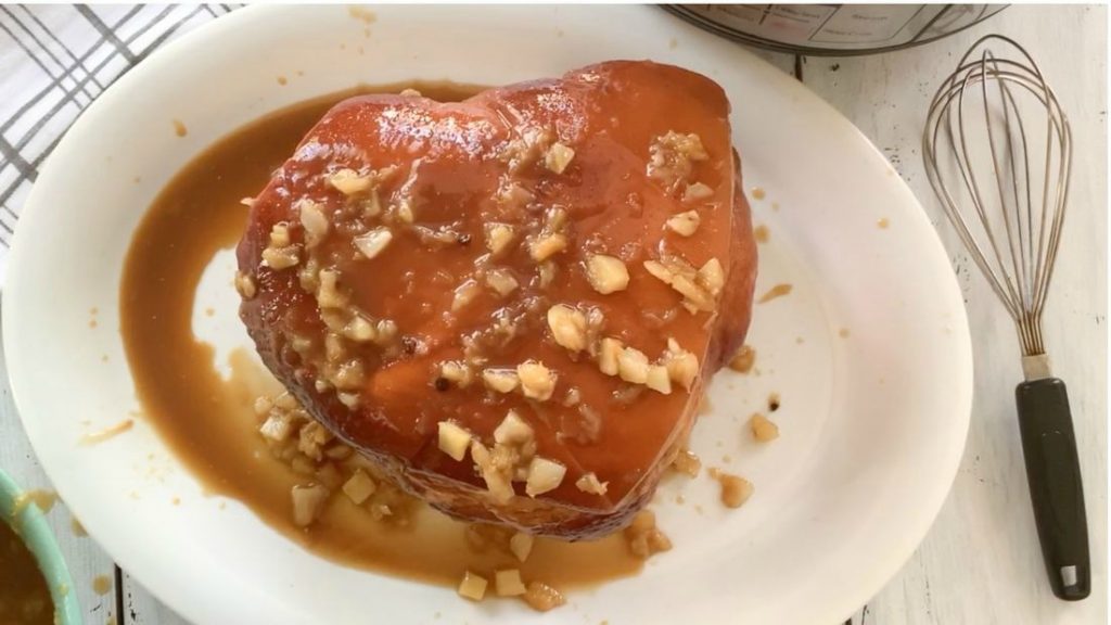 Instant Pot Ham with Pineapple Brown Sugar Glaze