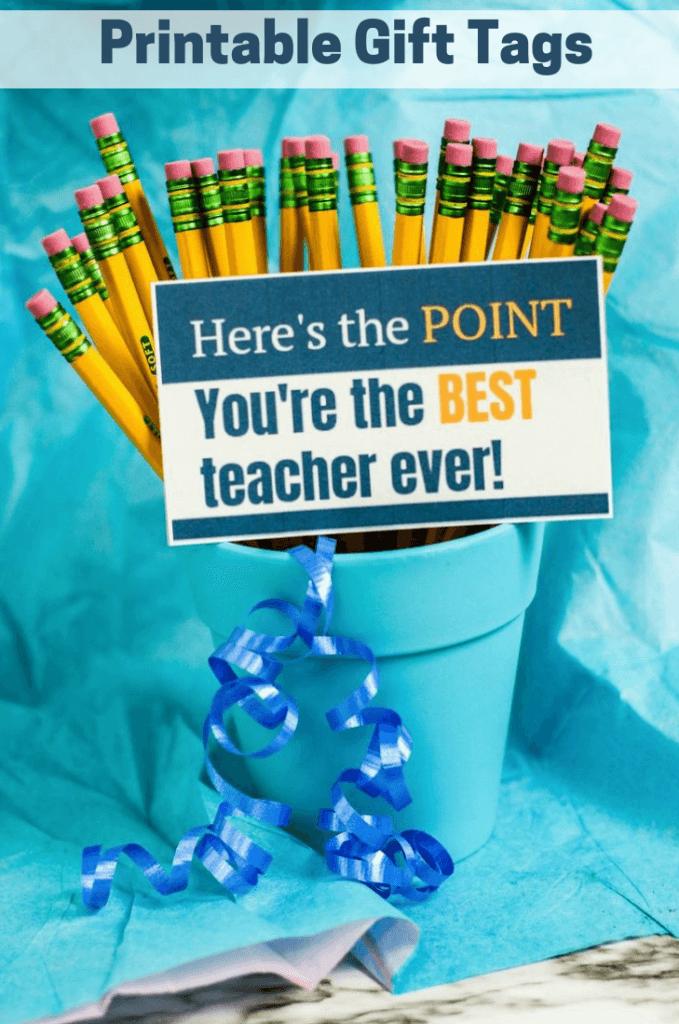 Teacher Appreciation Printable Gift Tags