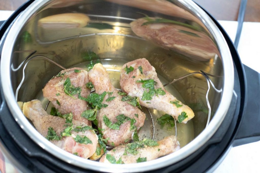 Instant Pot Chicken Legs with Herbs