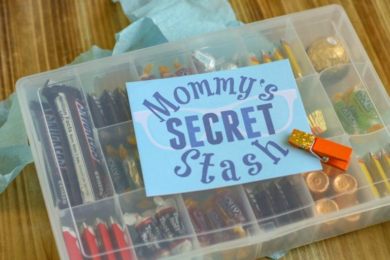 Mommy's Secret Candy Stash Box This Ole Mom