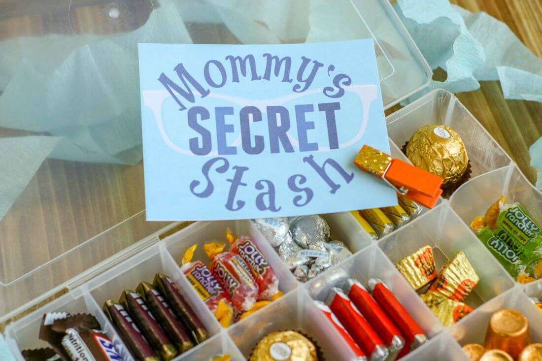 Mommy's Secret Candy Stash Box This Ole Mom