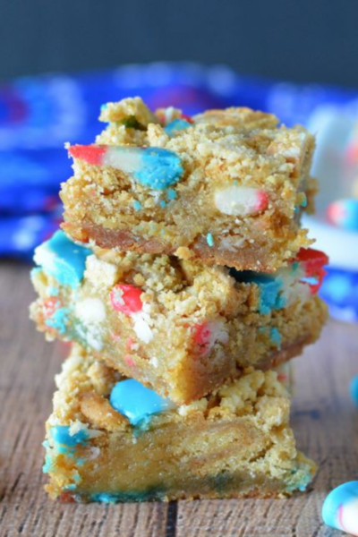 Patriotic Cookie Bars