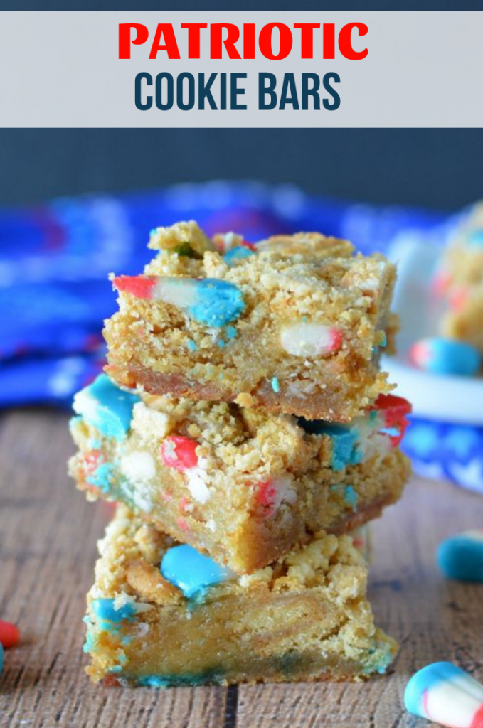 Patriotic Cookie Bars