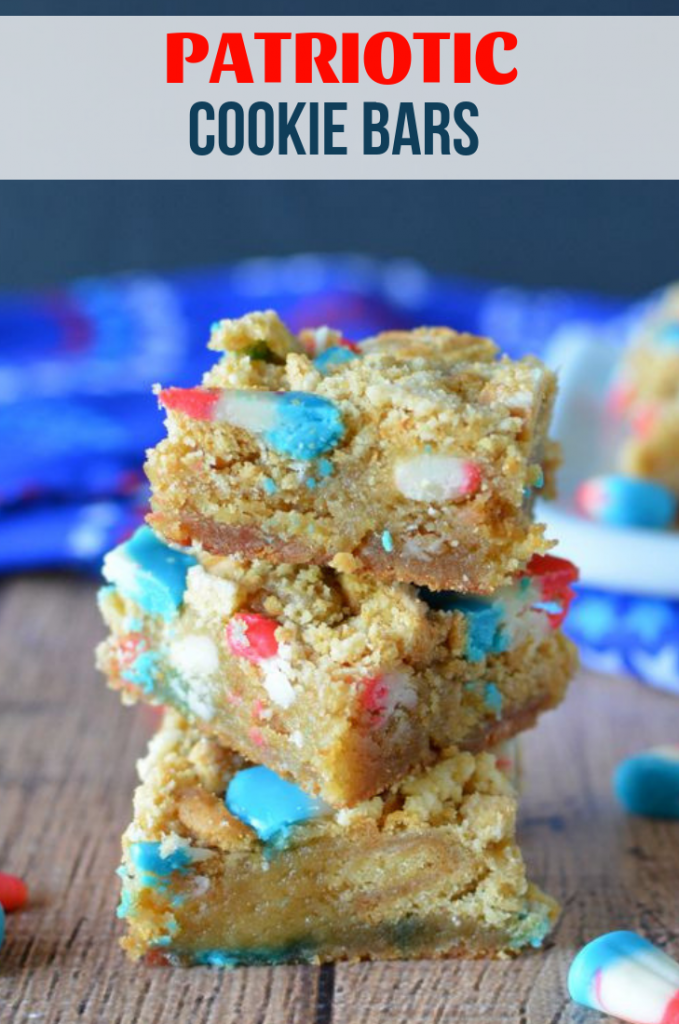 Patriotic Cookie Bars 