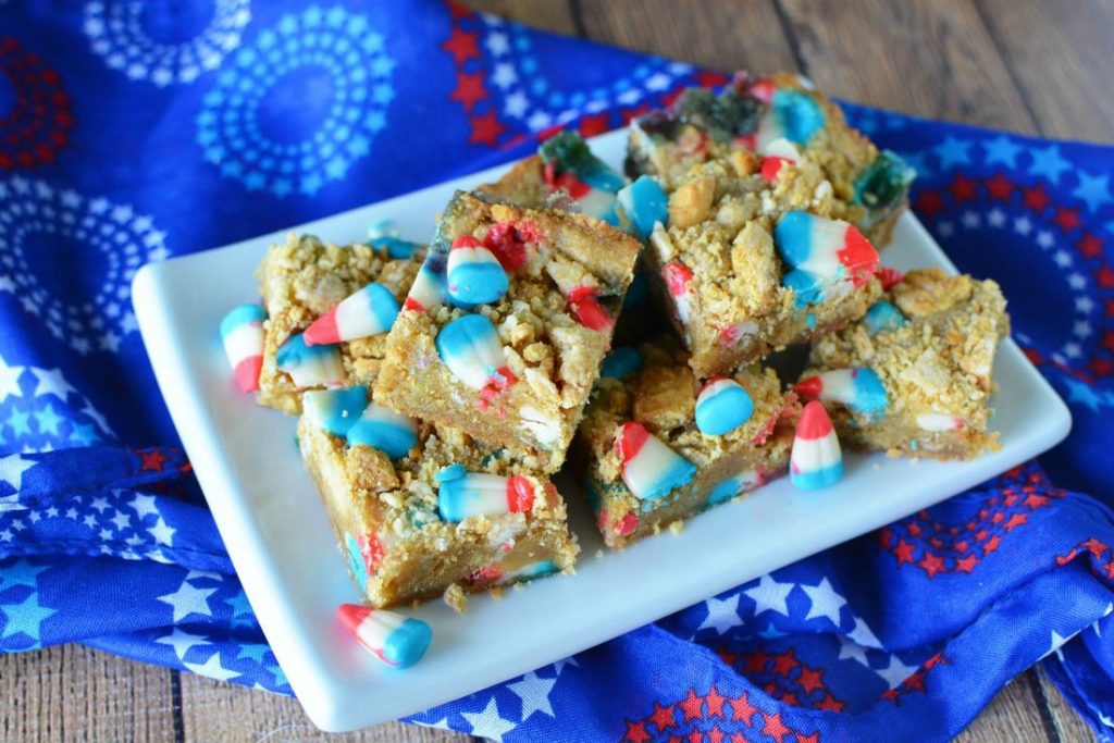 Patriotic Cookie Bars