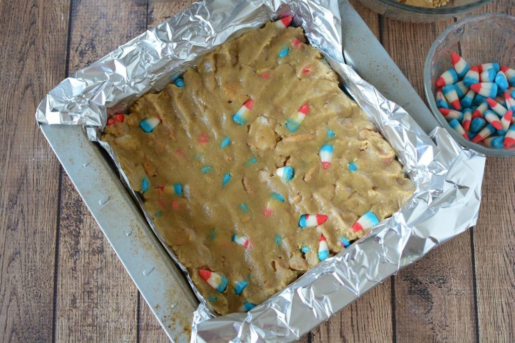 Patriotic Cookie Bars Dough