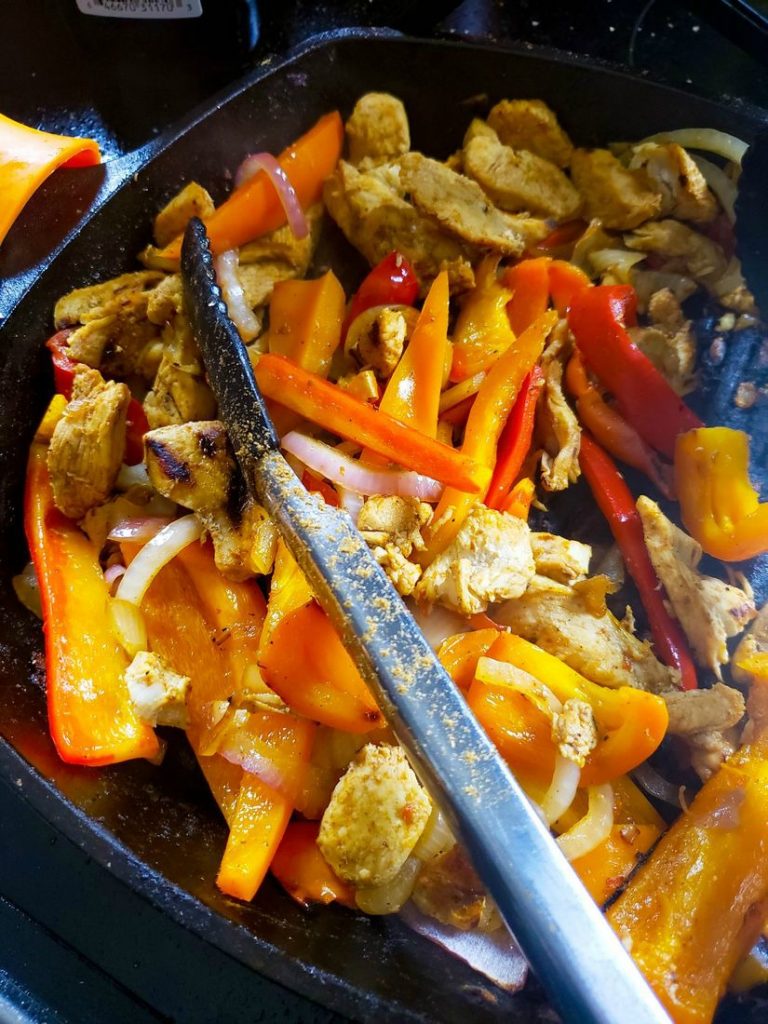 Skillet Chicken Fajitas