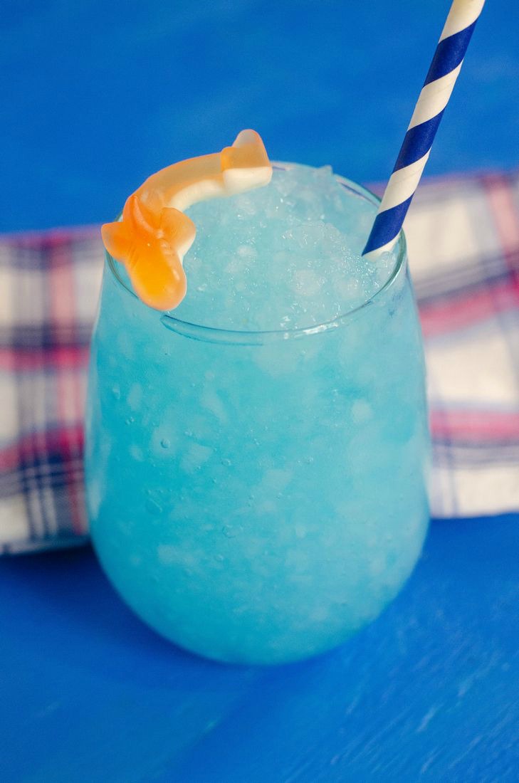Blue Curacao Shark Drink - This Ole Mom