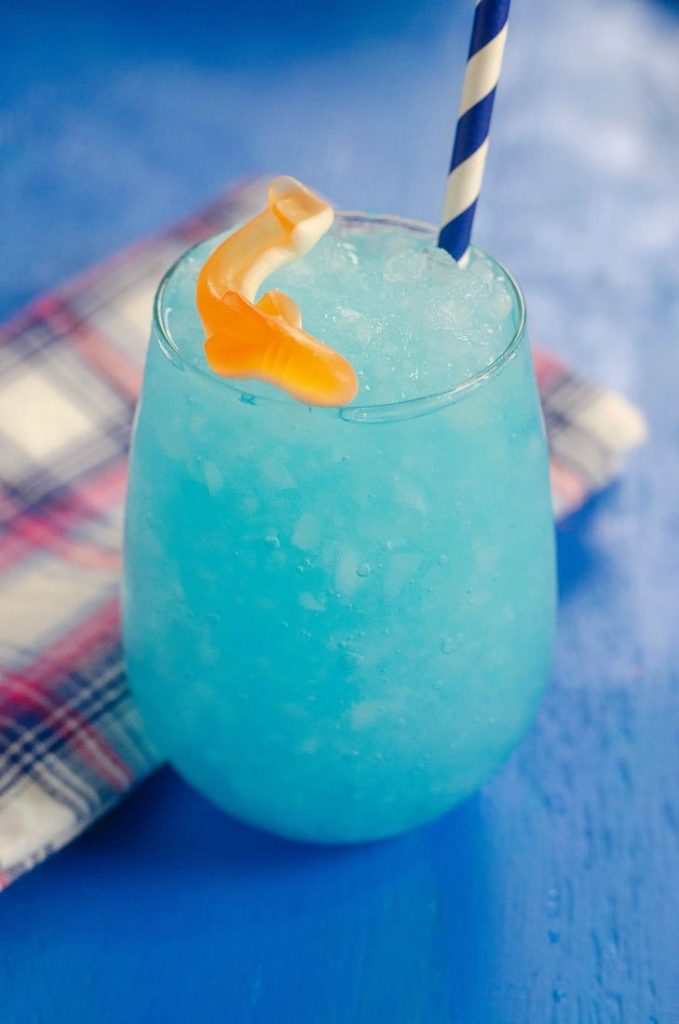 Blue Curacao Shark Drink