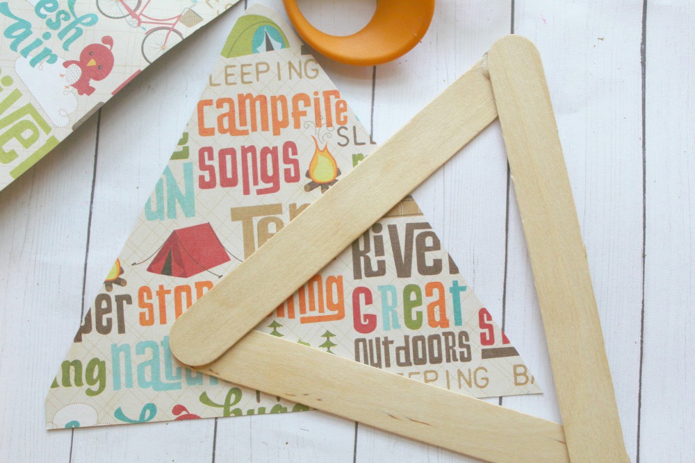 Popsicle Stick Tent Craft - Glamper Life