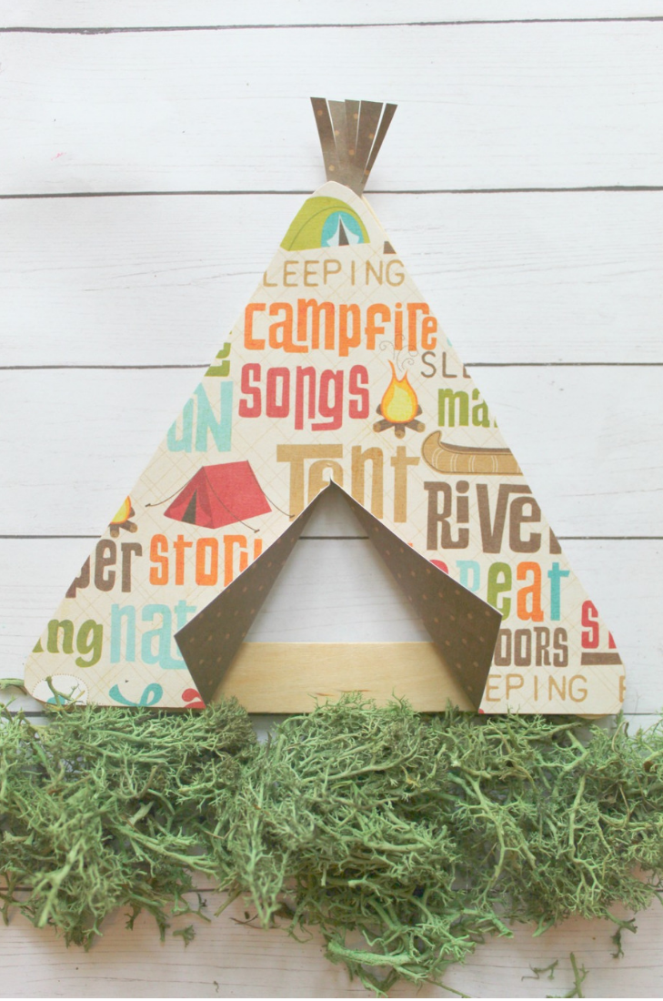 Popsicle Stick Tent Craft This Ole Mom