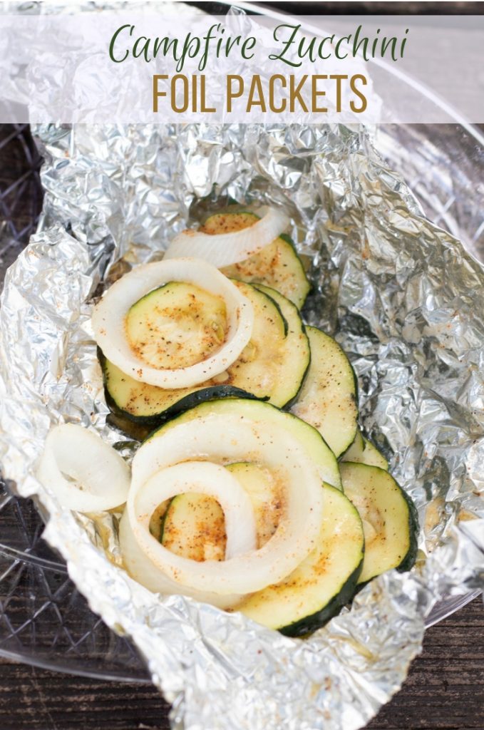 Campfire Zucchini Foil Packets