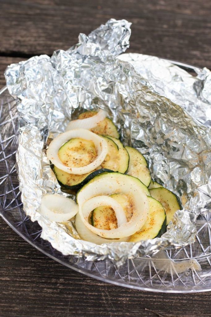 Zucchini Foil Packets