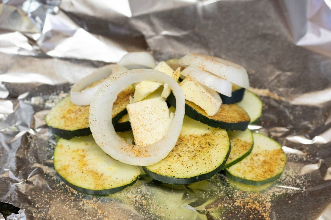 Campfire Zucchini Foil Packets This Ole Mom