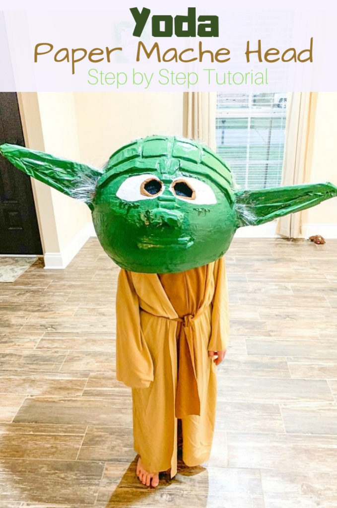 Yoda Paper Mache Head