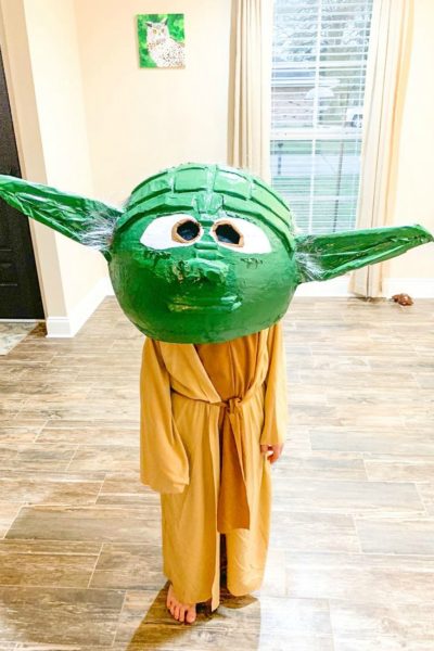 Yoda Paper Mache Head