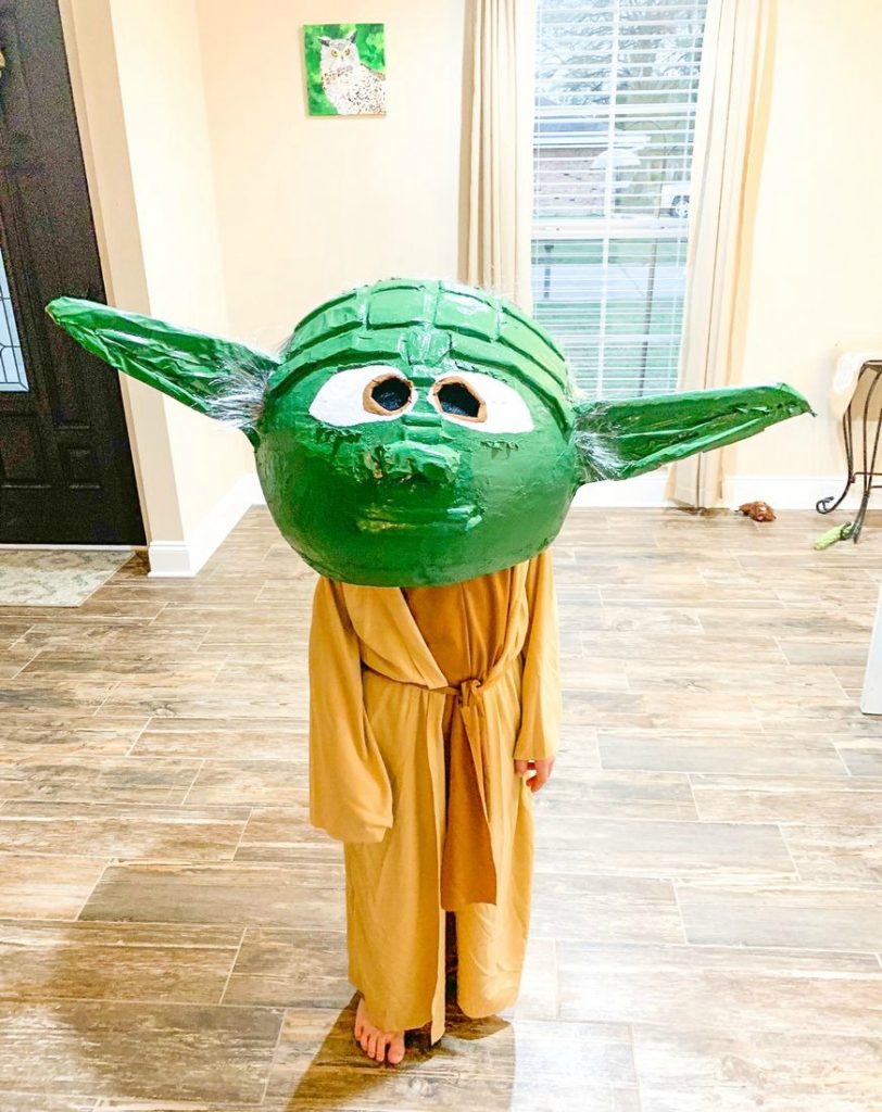 Yoda Paper Mache Head