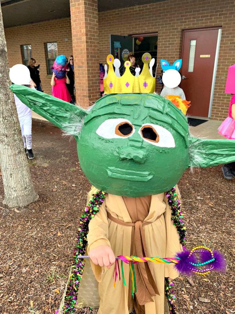 Yoda Paper Mache with Crown