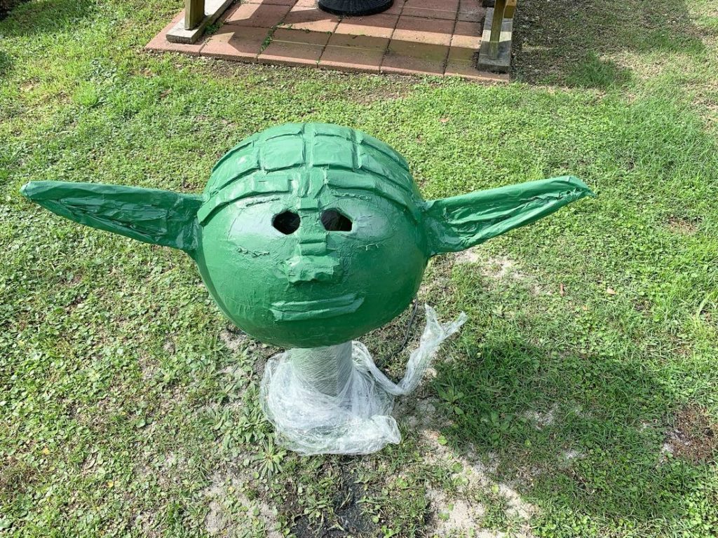 make a paper mache head