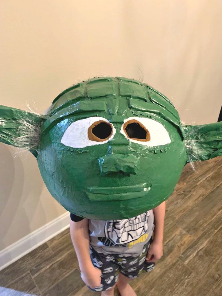 make a paper mache head