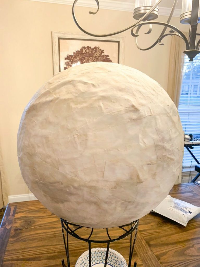 make a paper mache head