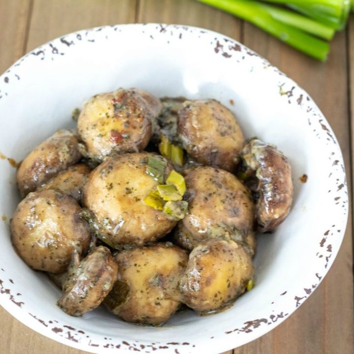 Baked Mushrooms In Ranch Dressing