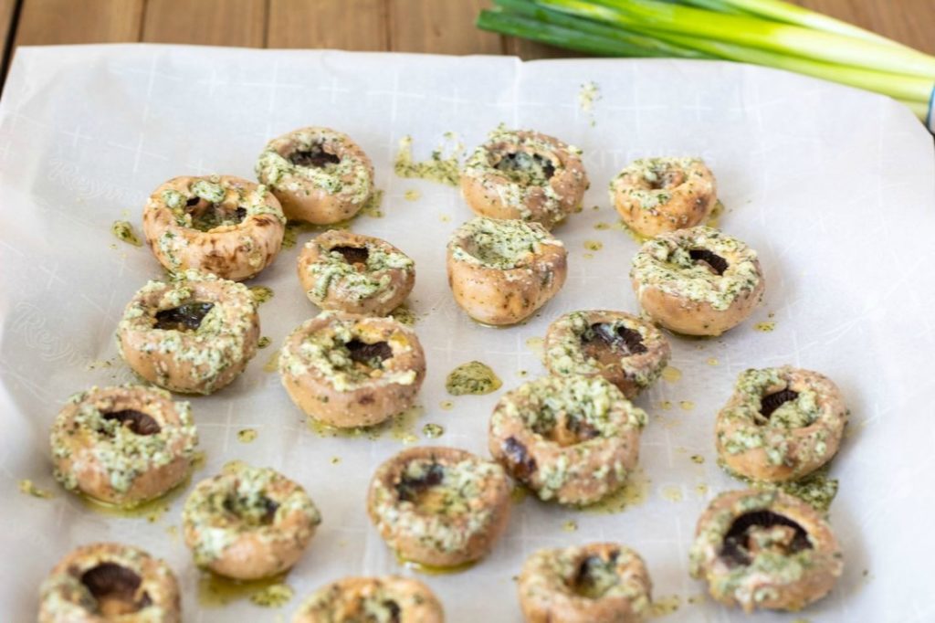 Mushrooms with Butter Ranch Sauce