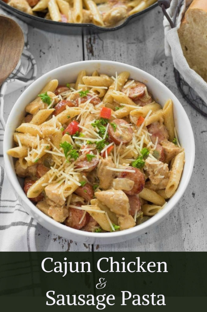 Cajun Chicken and sausage Pasta