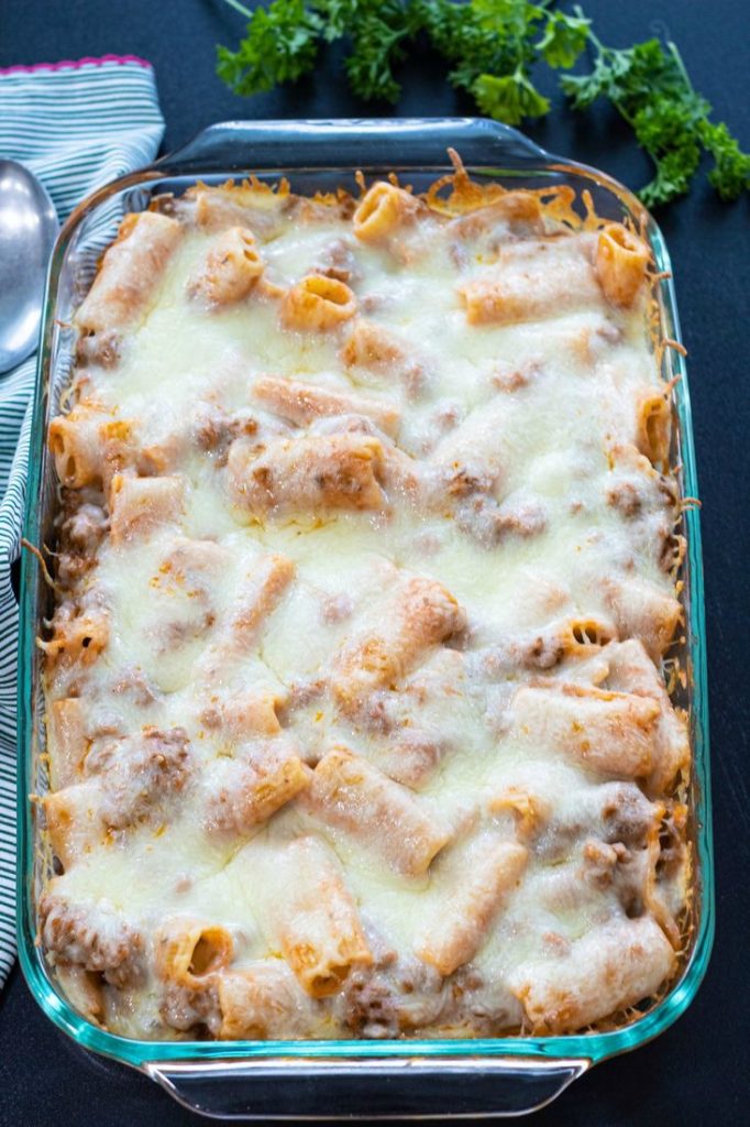 Rigatoni Sausage Bake