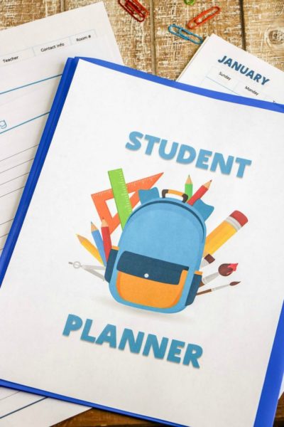 Printable Student Planner