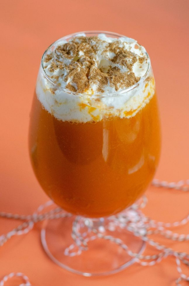 Pumpkin Pie Boozy Punch - This Ole Mom