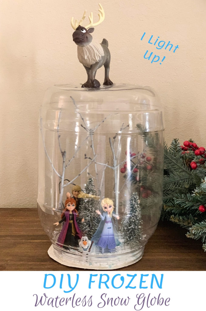 DIY Frozen Waterless Snow Globe 