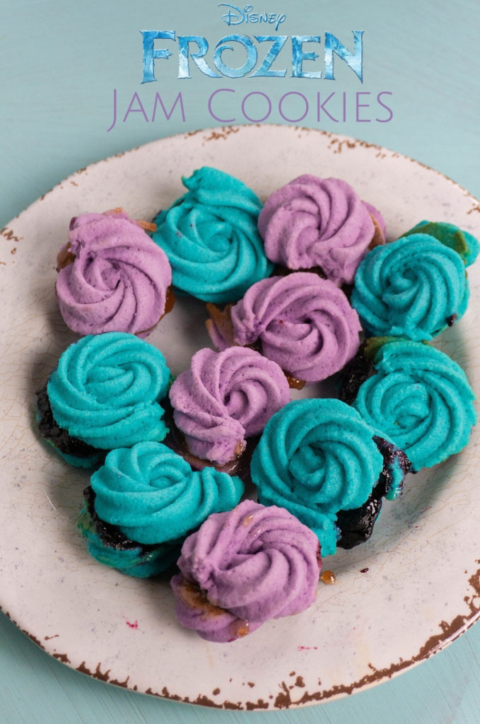 Disney Frozen Jam Sandwich Cookies