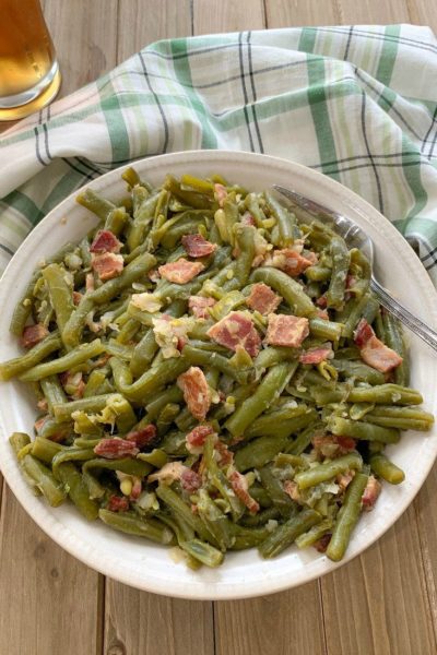 Southern Style Green Beans with Bacon